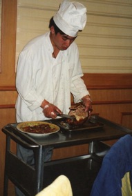 d&eacute;coupe du canard laqu&eacute;
